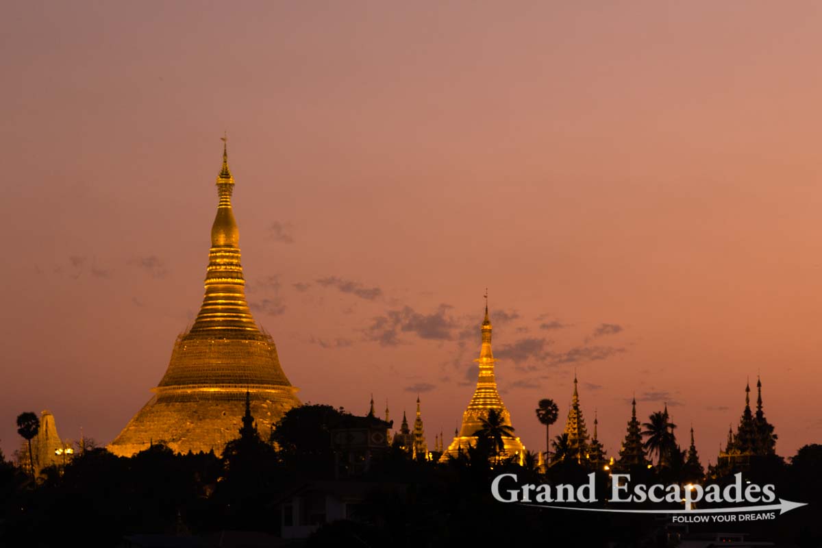 Shwedagon Paya, View from the Vista Bar, Yangon, Myanmar